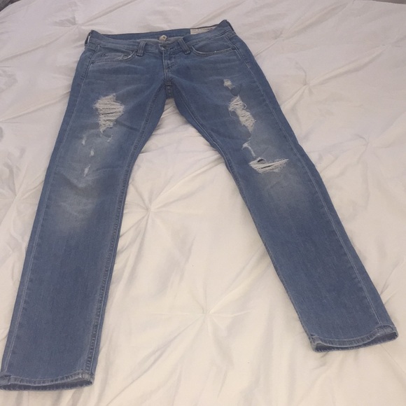 Rag & Bone the Dre slim boyfriend jeans 24 - Picture 2 of 7